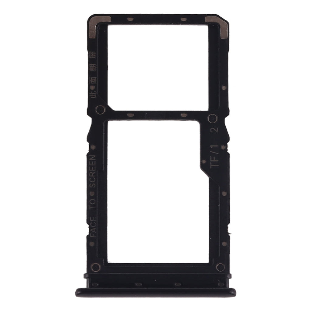 SIM Card Tray + SIM Card Tray / Micro SD Card Tray for Xiaomi Redmi Note 7 / Redmi Note 7 Pro(Black)