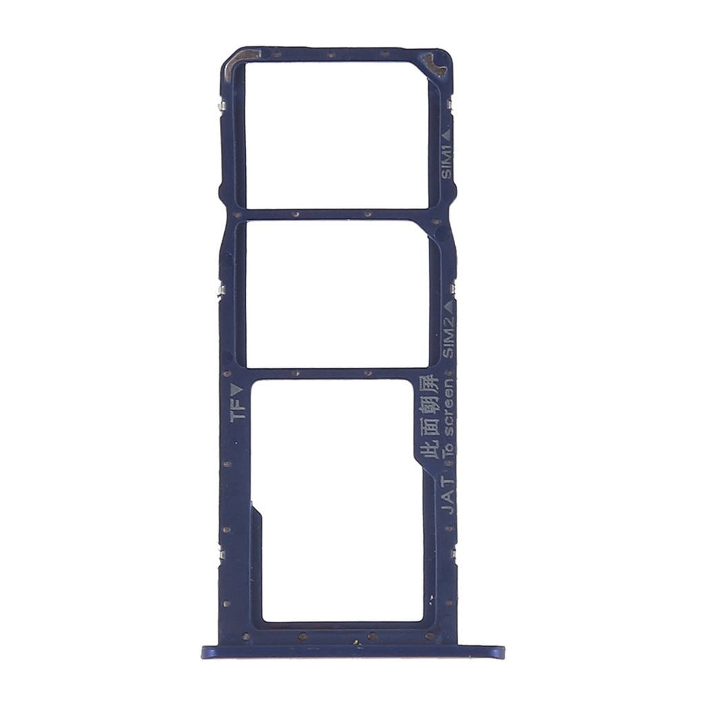 SIM Card Tray + SIM Card Tray + Micro SD Card for Huawei Honor Play 8A (Blue)