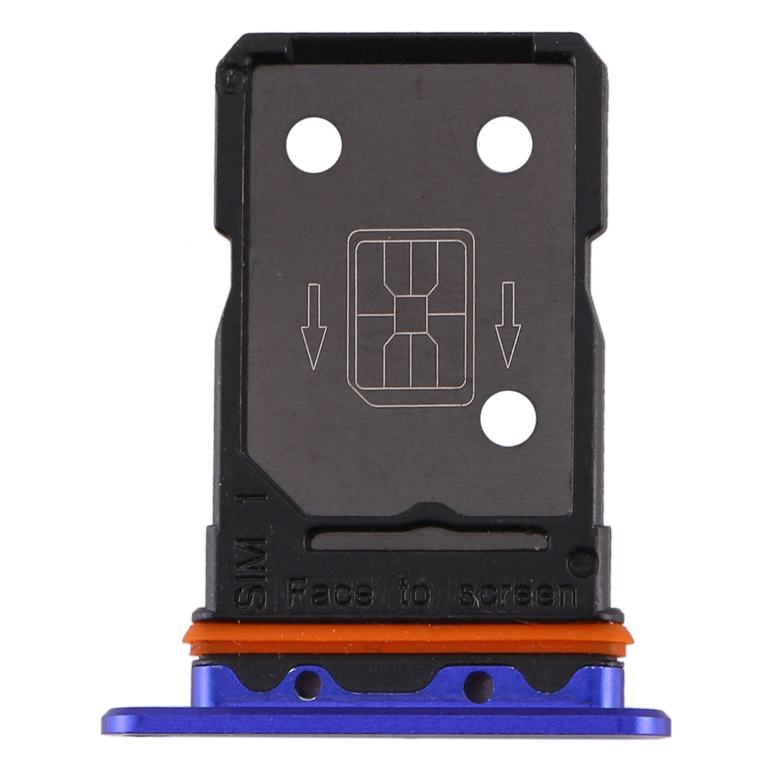 For OPPO Reno3 Pro 5G / Find X2 Neo SIM Card Tray(Blue)