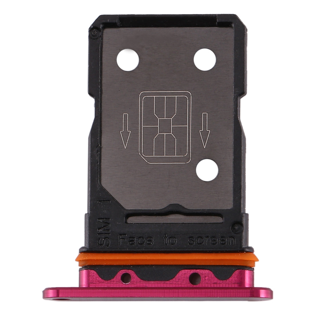 For OPPO Reno3 Pro 5G / Find X2 Neo SIM Card Tray(Rose Red)