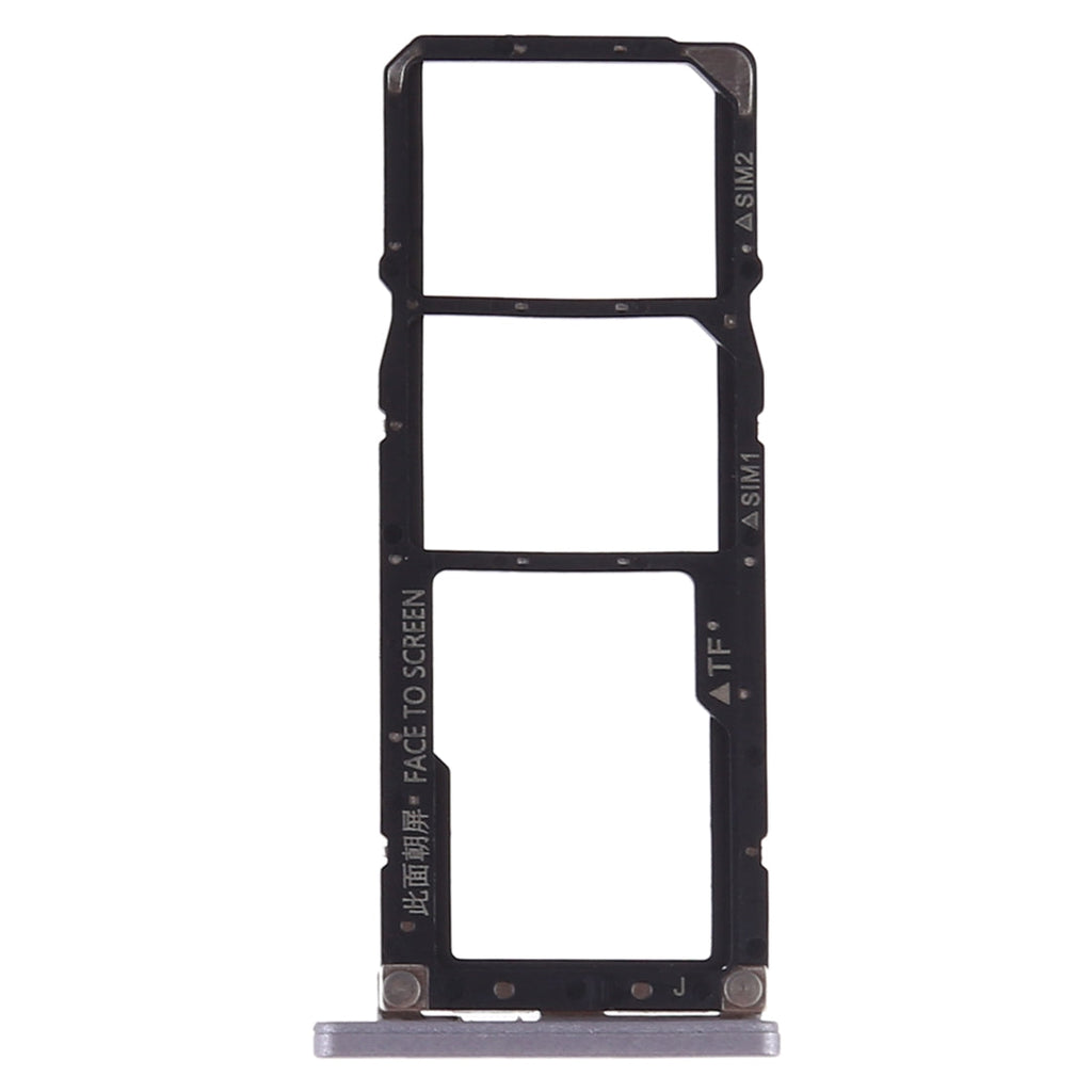 SIM Card Tray + SIM Card Tray + Micro SD Card for Xiaomi Redmi S2(Grey)