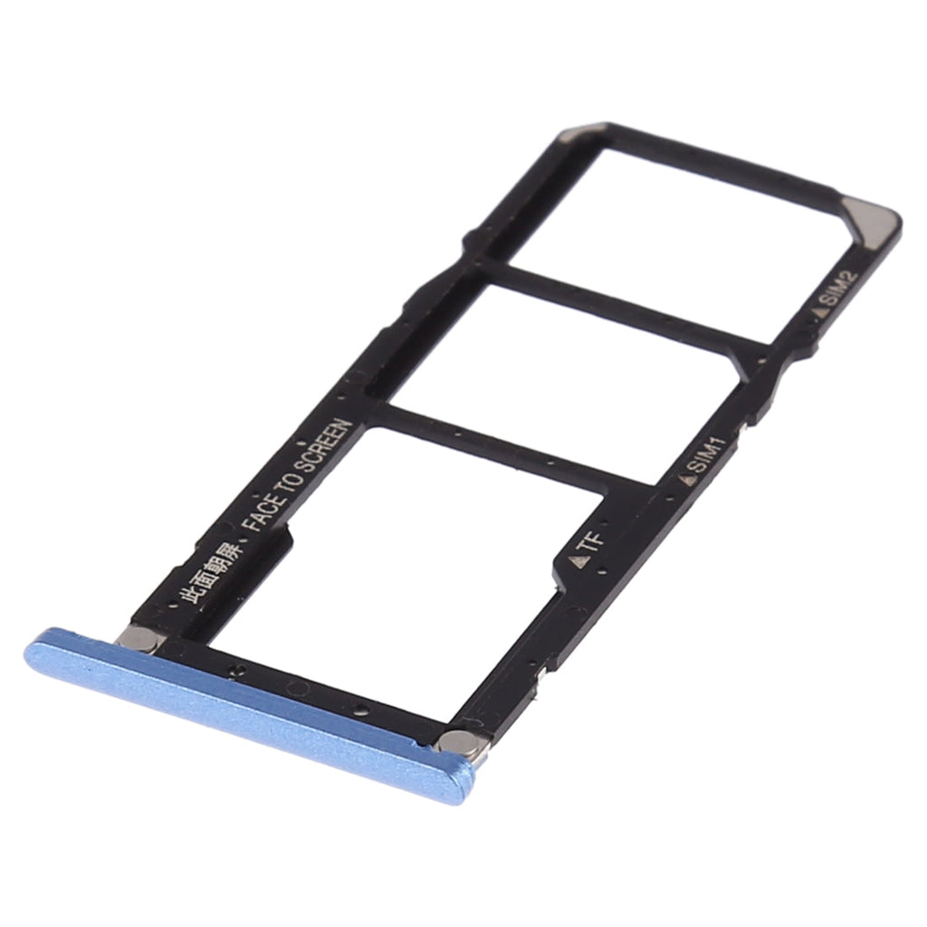 SIM Card Tray + SIM Card Tray + Micro SD Card for Xiaomi Redmi S2(Blue)