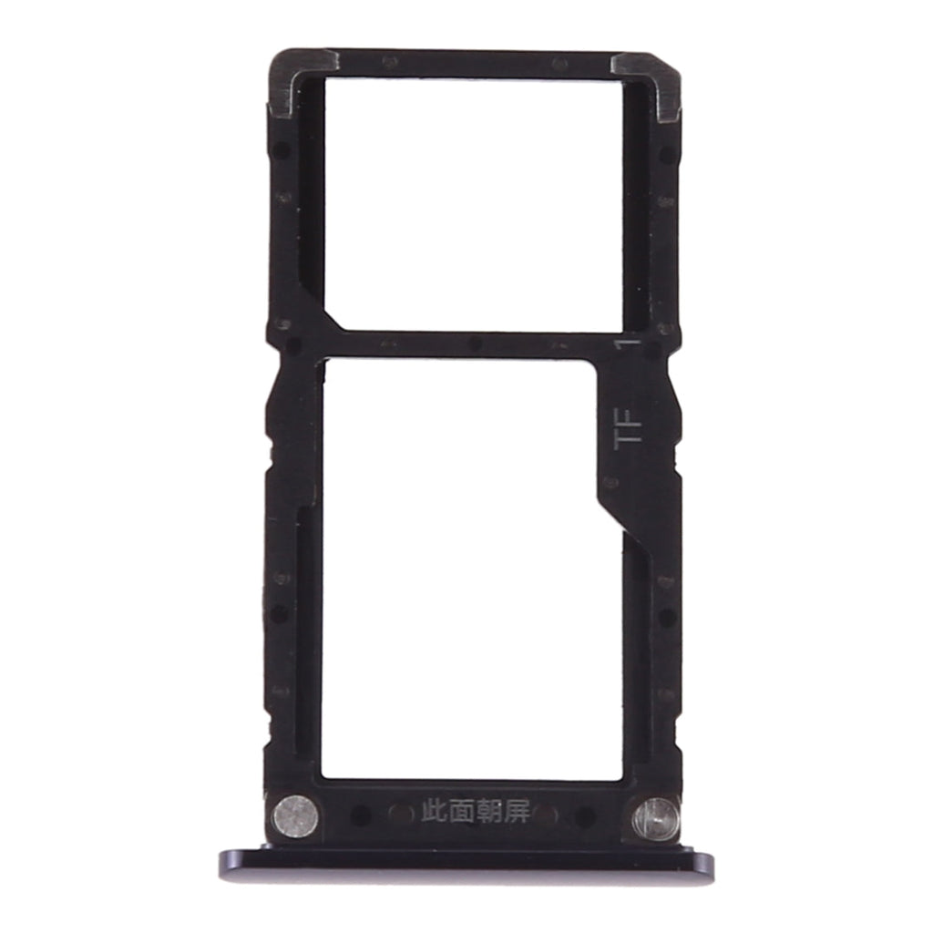 SIM Card Tray +  Micro SD Card for Xiaomi Mi 8 Lite(Black)