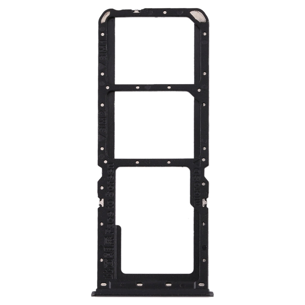 For OPPO A11x/A11/A9(2020)/A5(2020) SIM Card Tray + SIM Card Tray + Micro SD Card Tray (Black)
