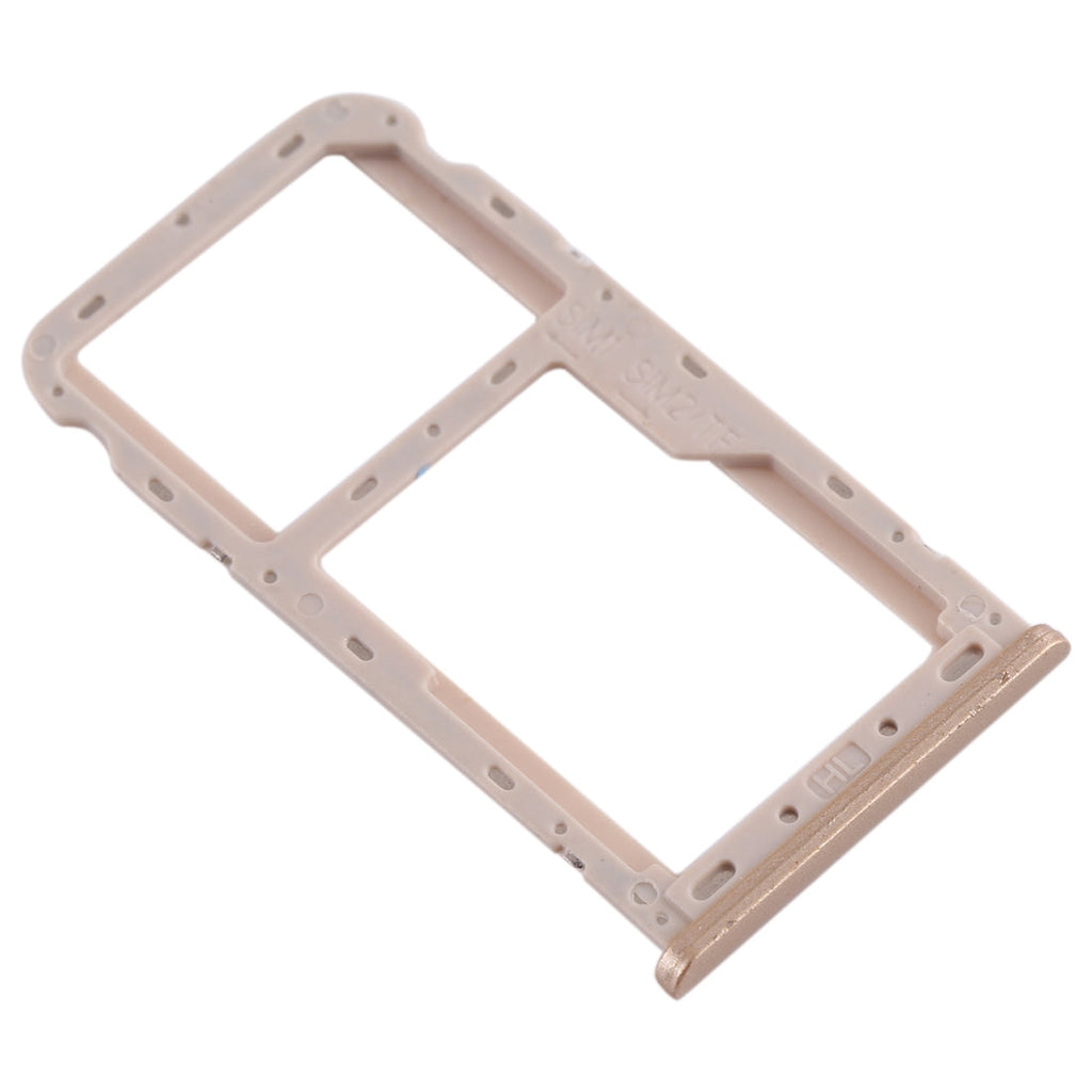 For Meizu M6T SIM Card Tray + SIM / Micro SD Card Tray (Gold)