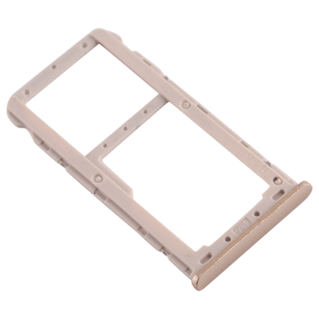 For Meizu M6T SIM Card Tray + SIM / Micro SD Card Tray (Gold)