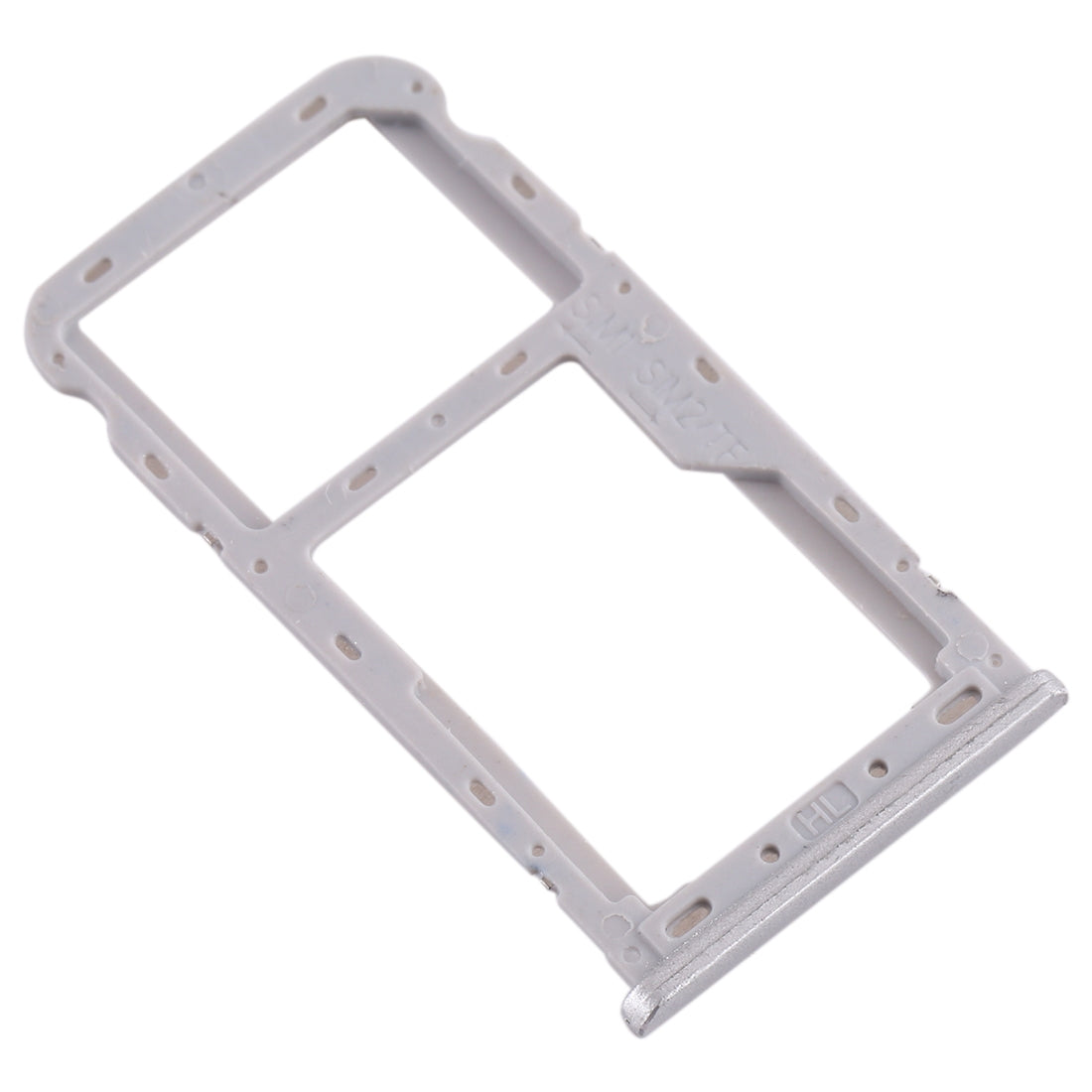 For Meizu M6T SIM Card Tray + SIM / Micro SD Card Tray (Silver)