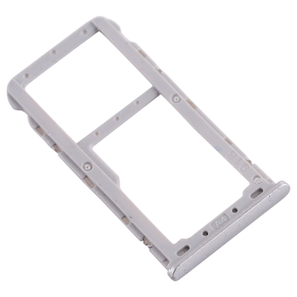For Meizu M6T SIM Card Tray + SIM / Micro SD Card Tray (Silver)