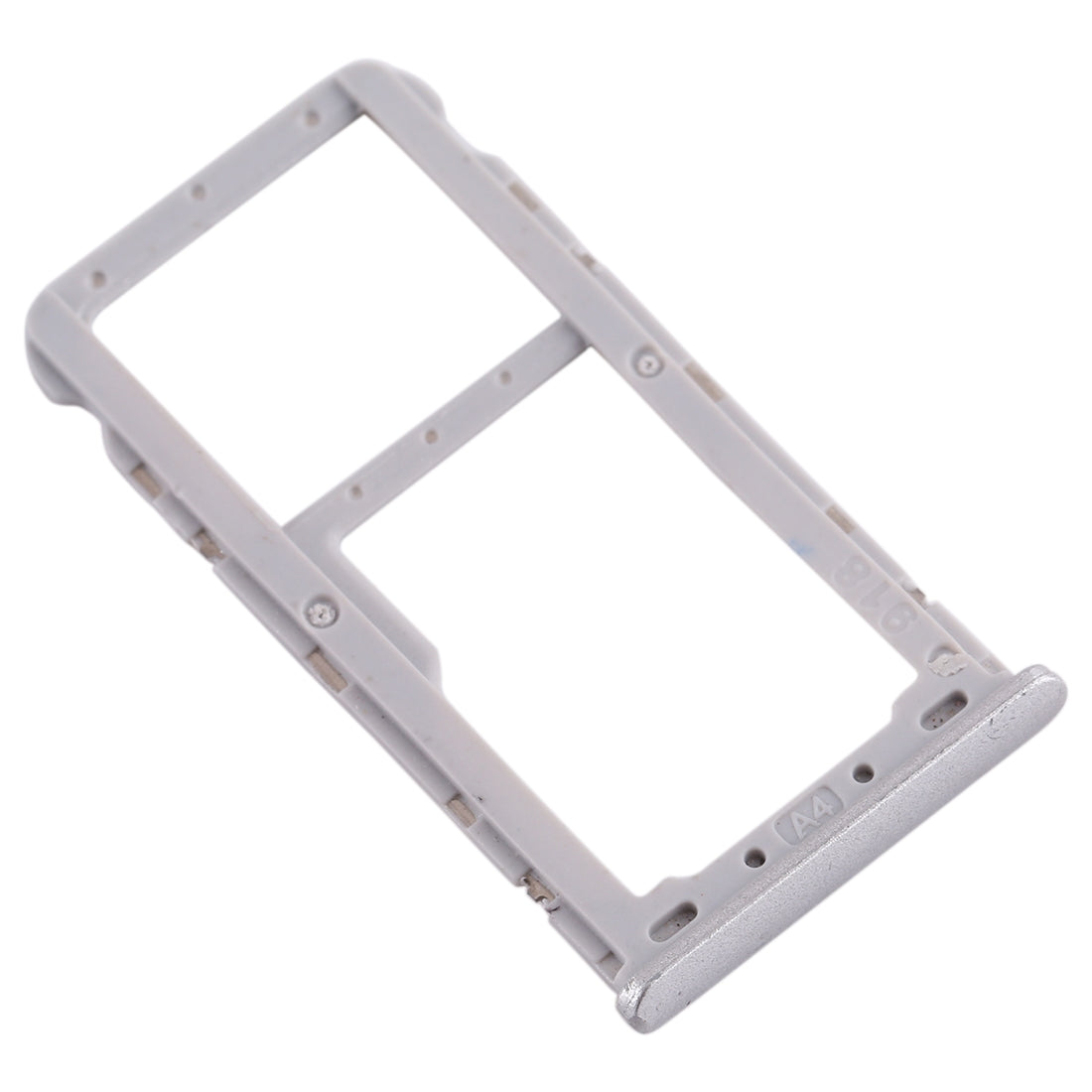 For Meizu M6T SIM Card Tray + SIM / Micro SD Card Tray (Silver)