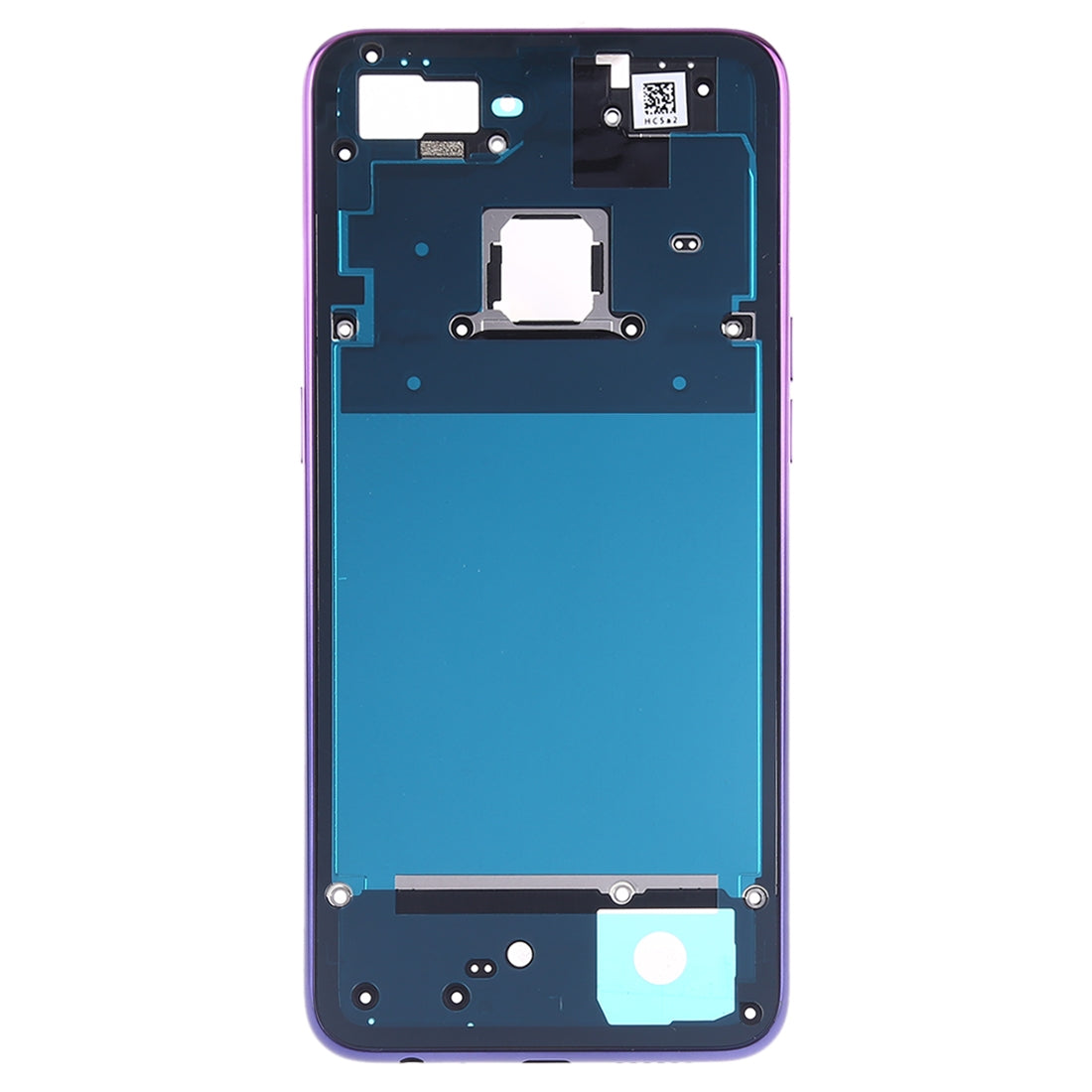 For OPPO F9 / A7X Middle Frame Bezel Plate (Twilight Purple)