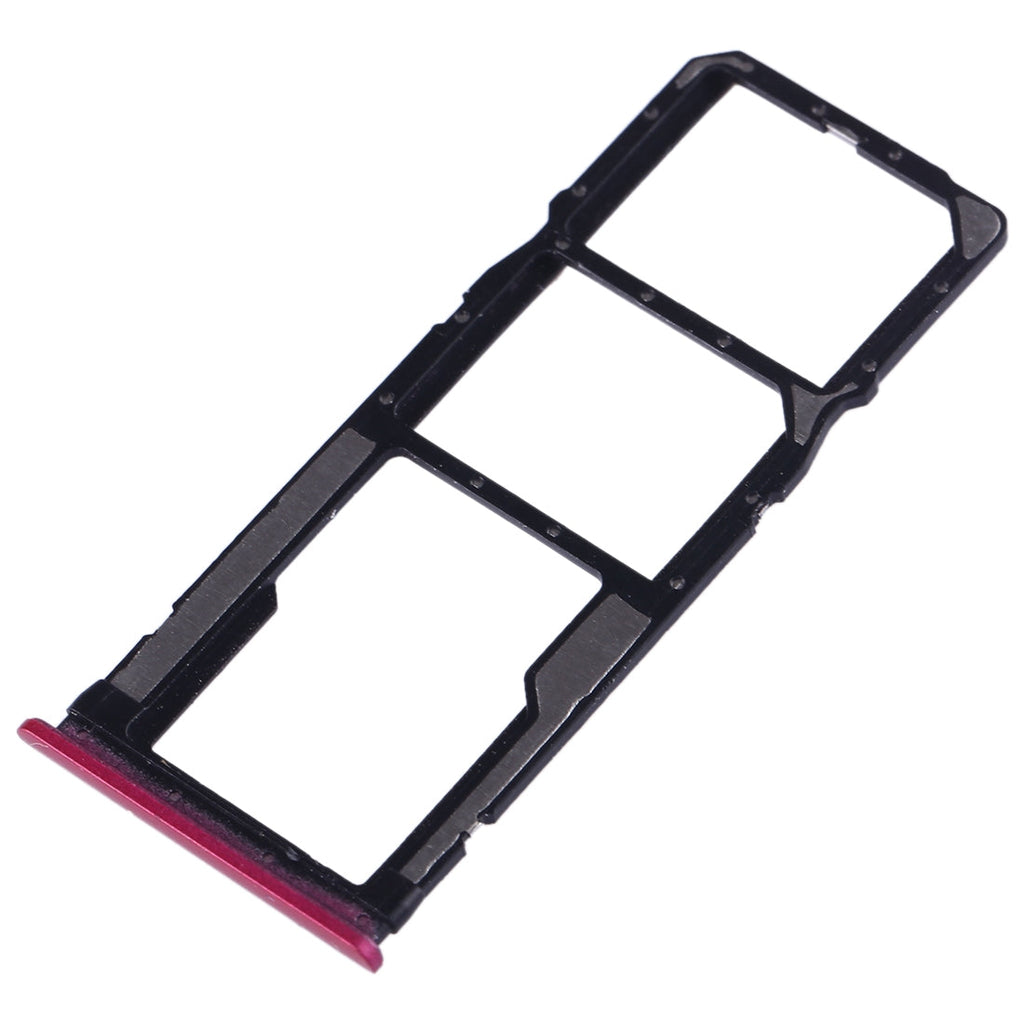 SIM Card Tray + SIM Card Tray + Micro SD Card for Xiaomi Redmi 7 (Red)