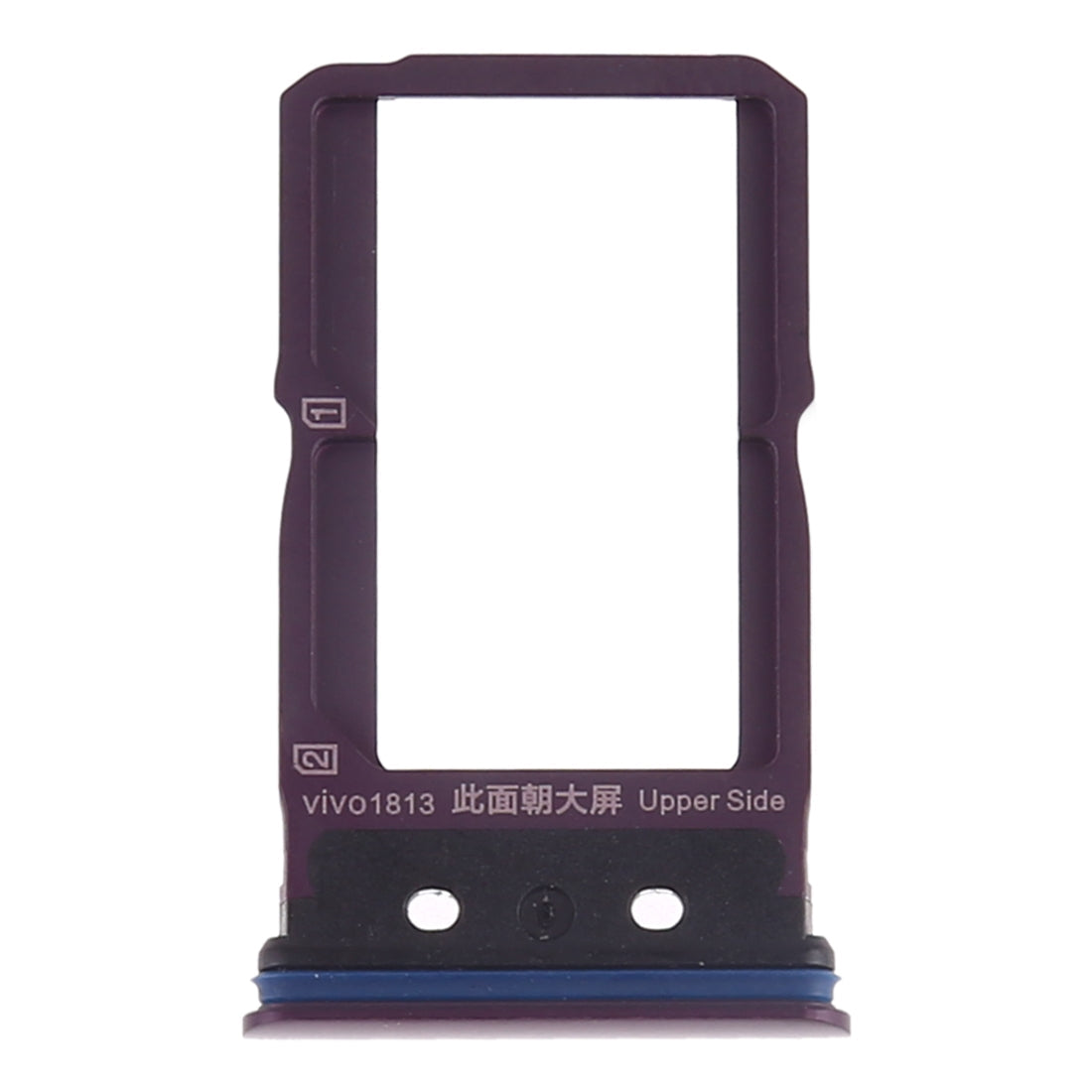 For Vivo NEX Dual Display SIM Card Tray + SIM Card Tray (Purple)