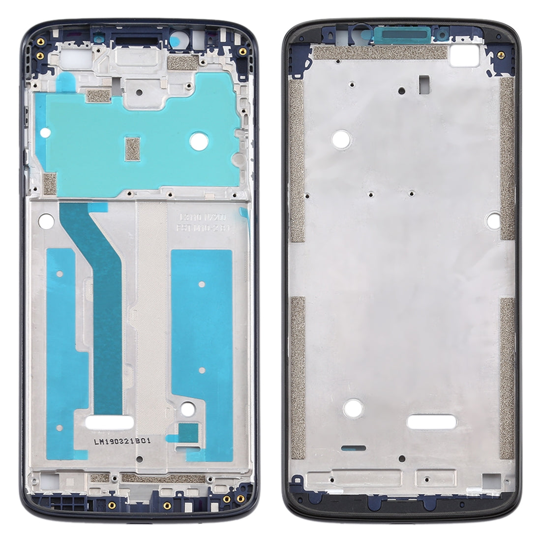 Front Housing LCD Frame Bezel for Motorola Moto G6 Play(Black)