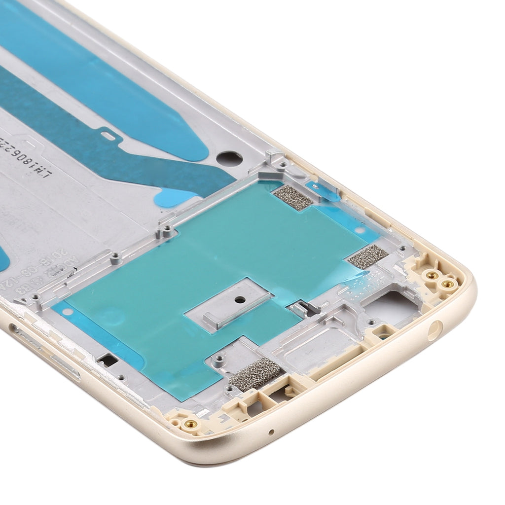 Front Housing LCD Frame Bezel for Motorola Moto G6 Play (Gold)