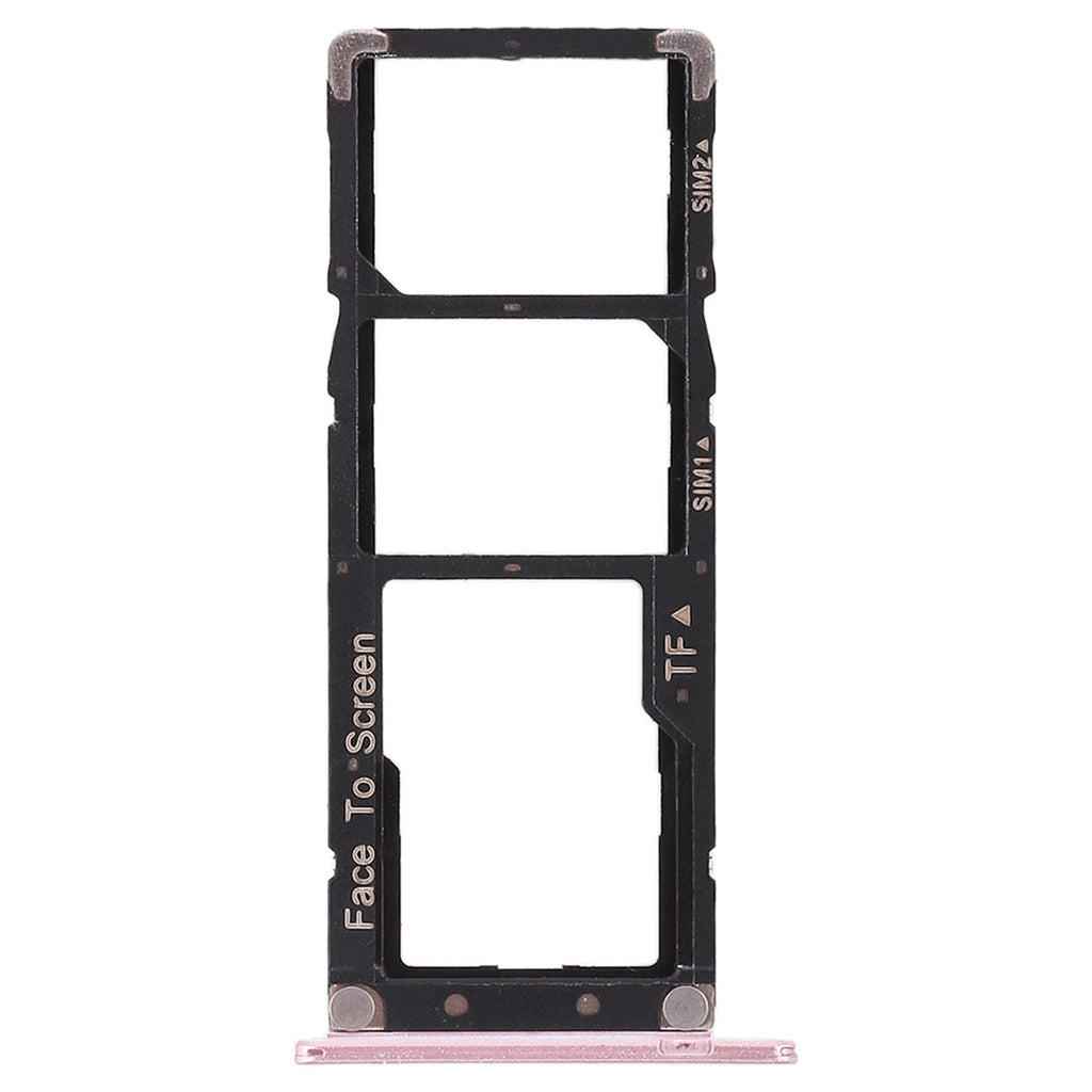 2 SIM Card Tray + Micro SD Card Tray for Asus ZenFone 4 Max ZC520KL(Rose Gold)