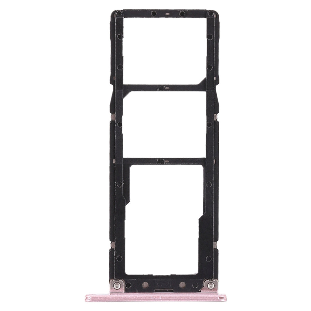 2 SIM Card Tray + Micro SD Card Tray for Asus ZenFone 4 Max ZC520KL(Rose Gold)