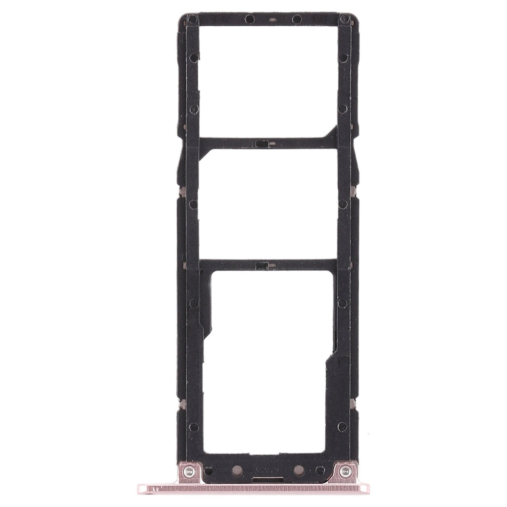 2 SIM Card Tray + Micro SD Card Tray for Asus Zenfone 4 Max ZC554KL(Rose Gold)