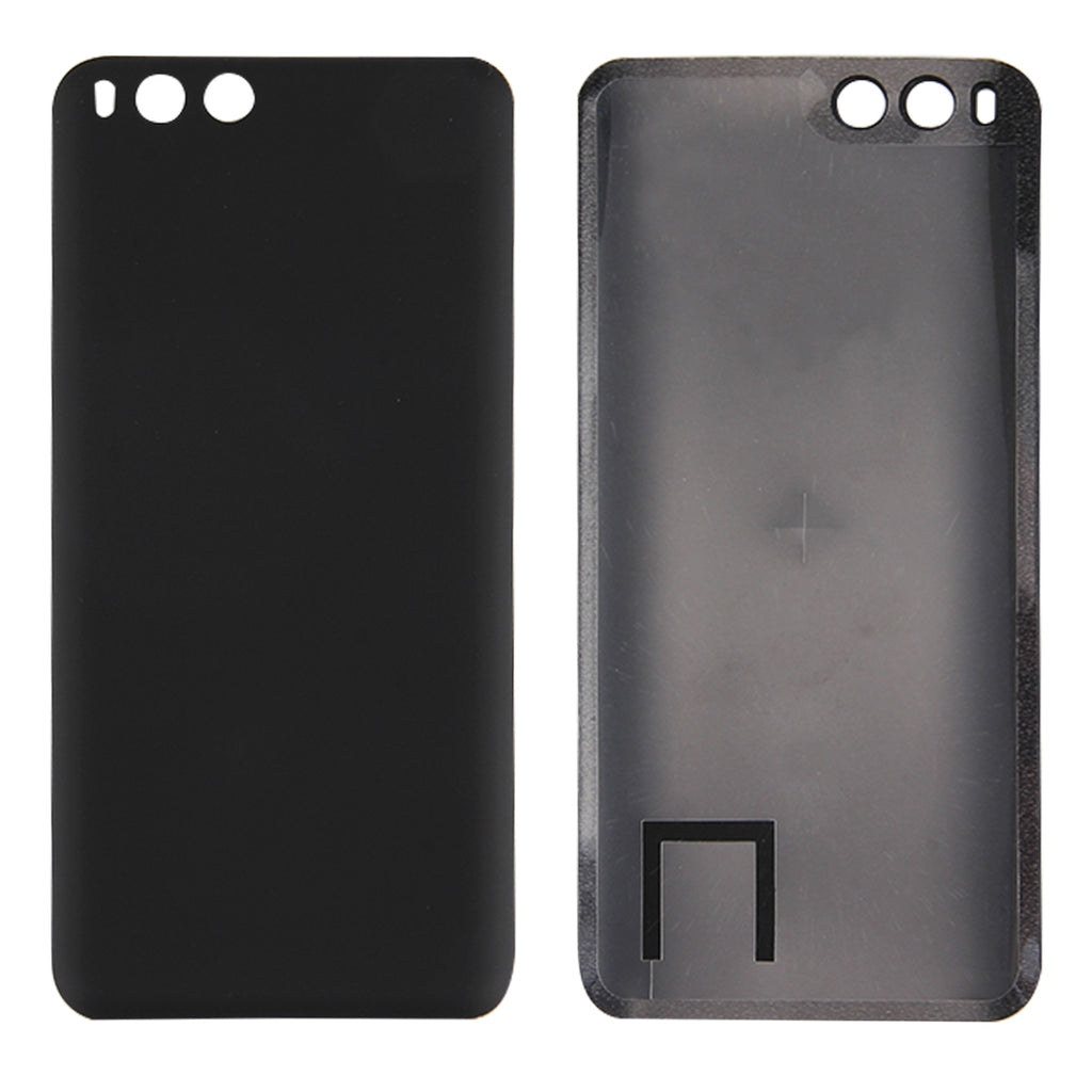 For Xiaomi Mi 6 Smooth Surface Battery Back Cover(Black)
