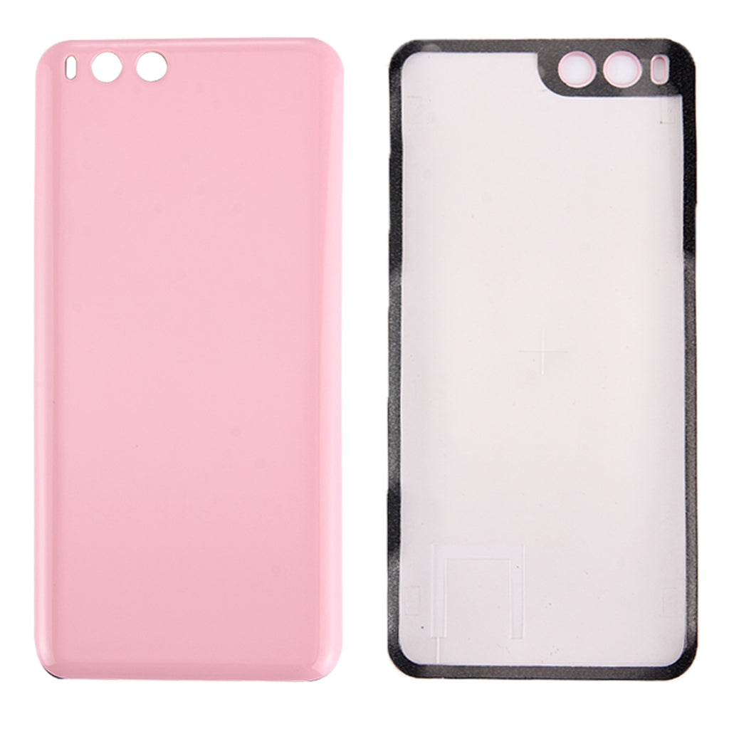 For Xiaomi Mi 6 Smooth Surface Battery Back Cover(Pink)