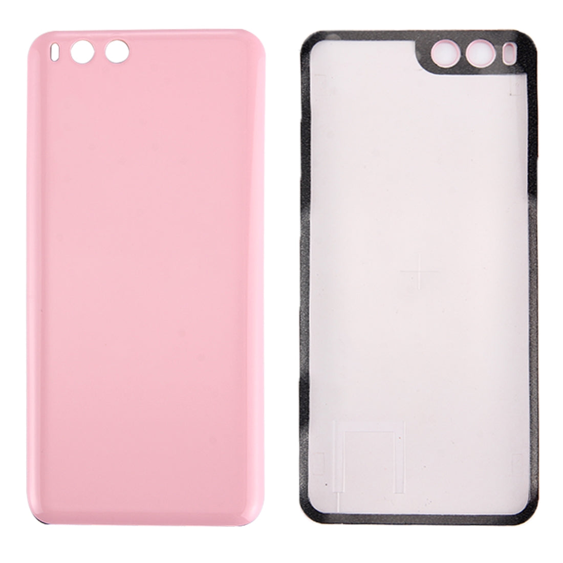 For Xiaomi Mi 6 Smooth Surface Battery Back Cover(Pink)