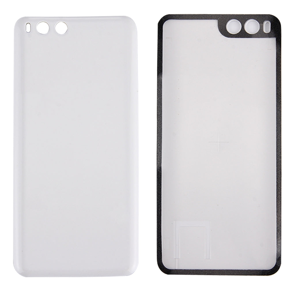 For Xiaomi Mi 6 Smooth Surface Battery Back Cover(White)