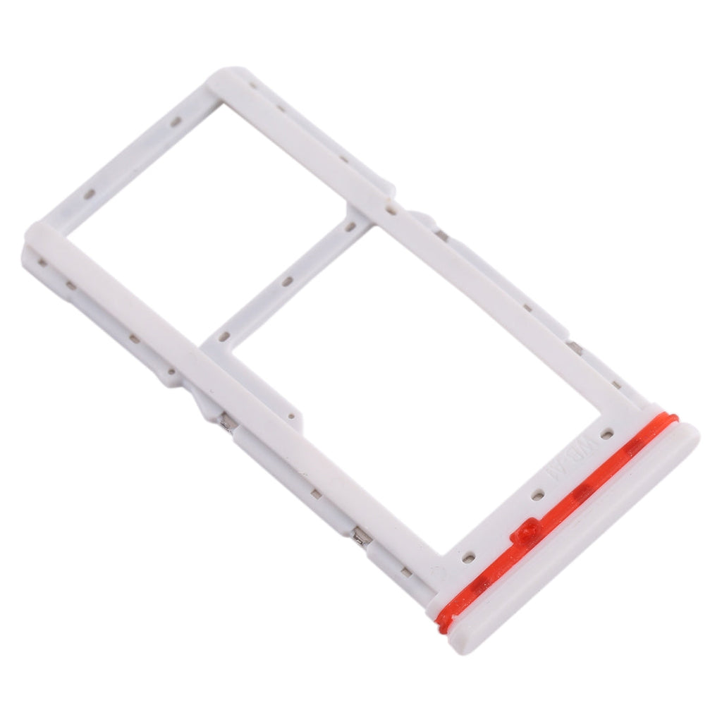 SIM Card Tray + SIM / Micro SD Card Tray for Xiaomi Redmi K30 4G(White)