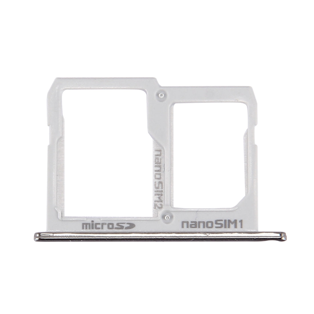SIM Card Tray + Micro SD / SIM Card Tray for LG X Cam / K580(Silver)