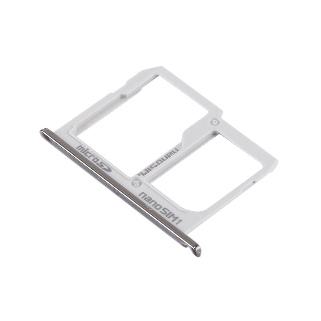 SIM Card Tray + Micro SD / SIM Card Tray for LG X Cam / K580(Silver)