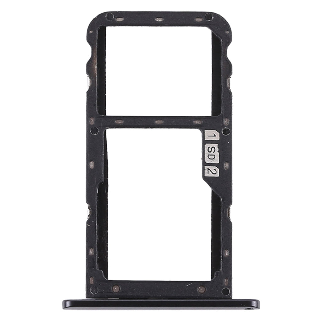 SIM Card Tray + SIM Card Tray / Micro SD Card Tray for Asus Zenfone 5 ZE620KL(Black)