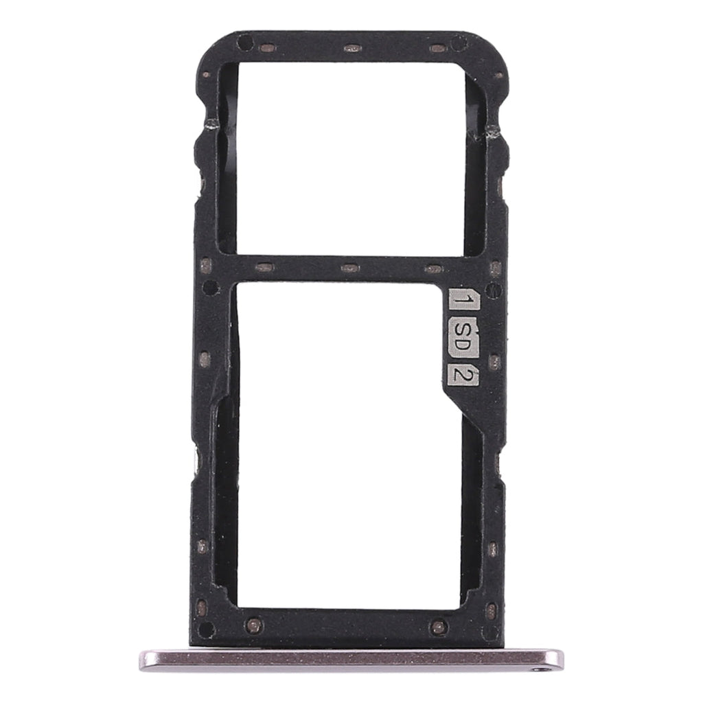SIM Card Tray + SIM Card Tray / Micro SD Card Tray for Asus Zenfone 5 ZE620KL(Silver)