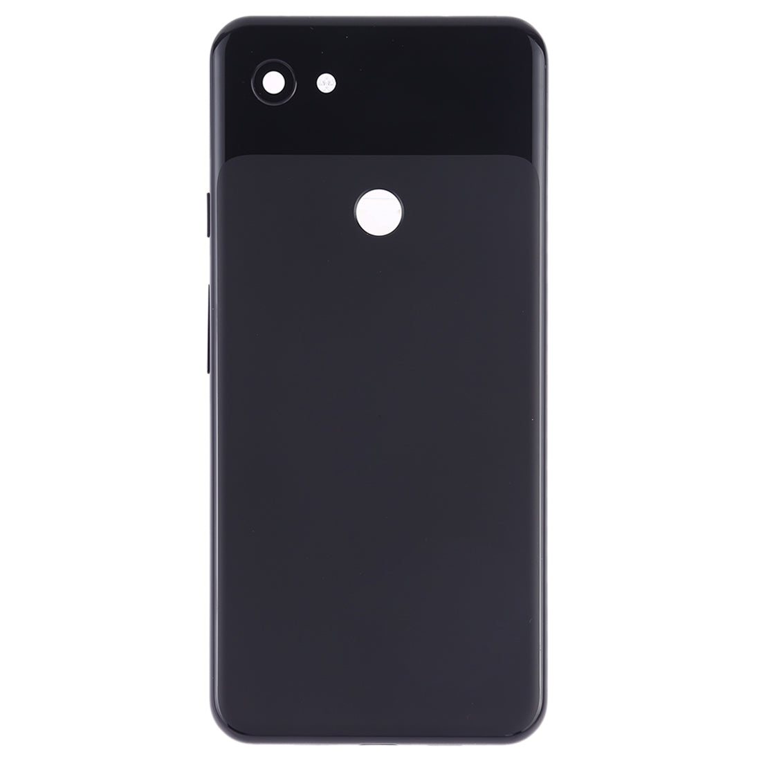 Battery Back Cover with Camera Lens Frame & Side Keys for Google Pixel 3a XL(Black)