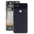 Battery Back Cover with Camera Lens Frame & Side Keys for Google Pixel 3a XL(Black)