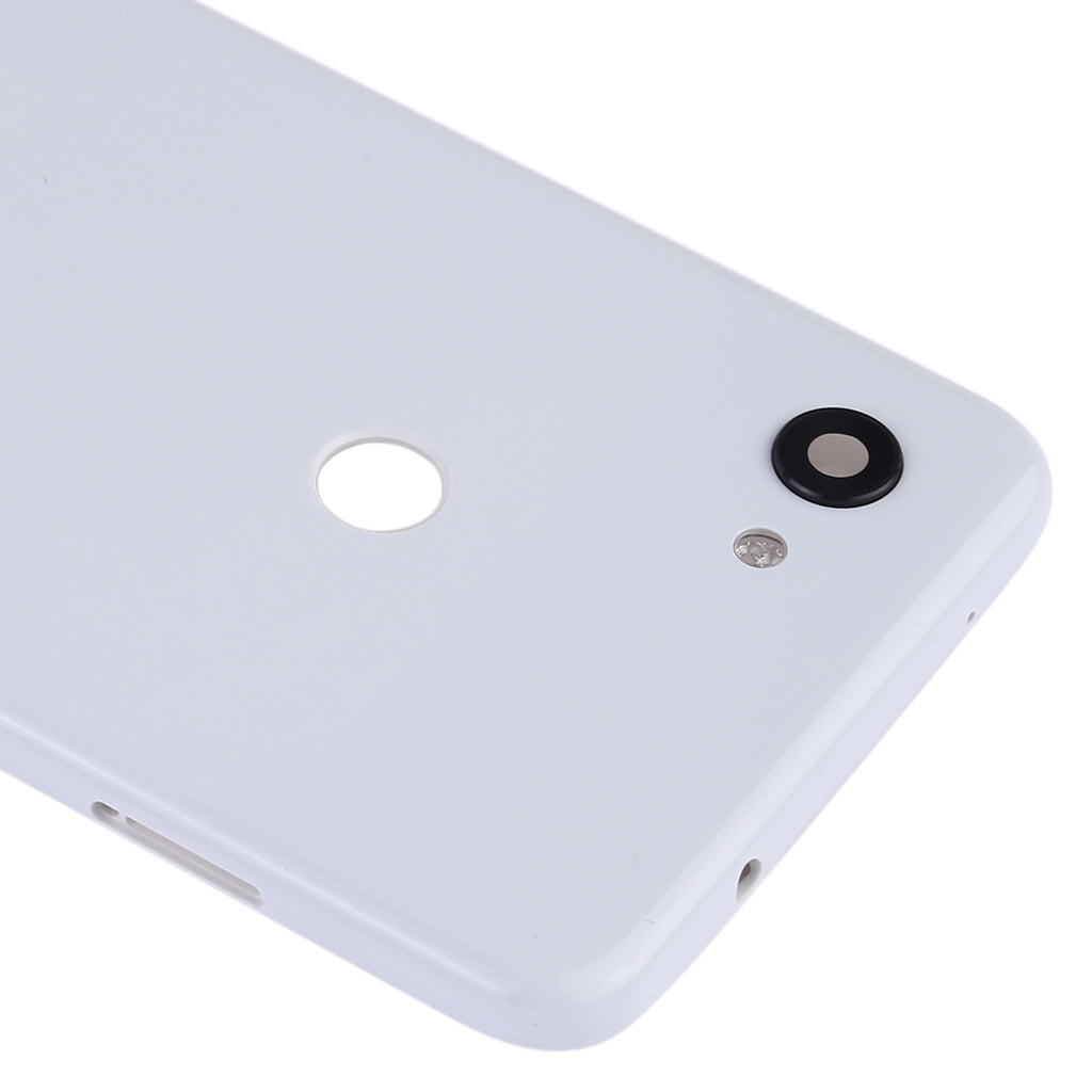 Battery Back Cover with Camera Lens Frame & Side Keys for Google Pixel 3a XL(White)