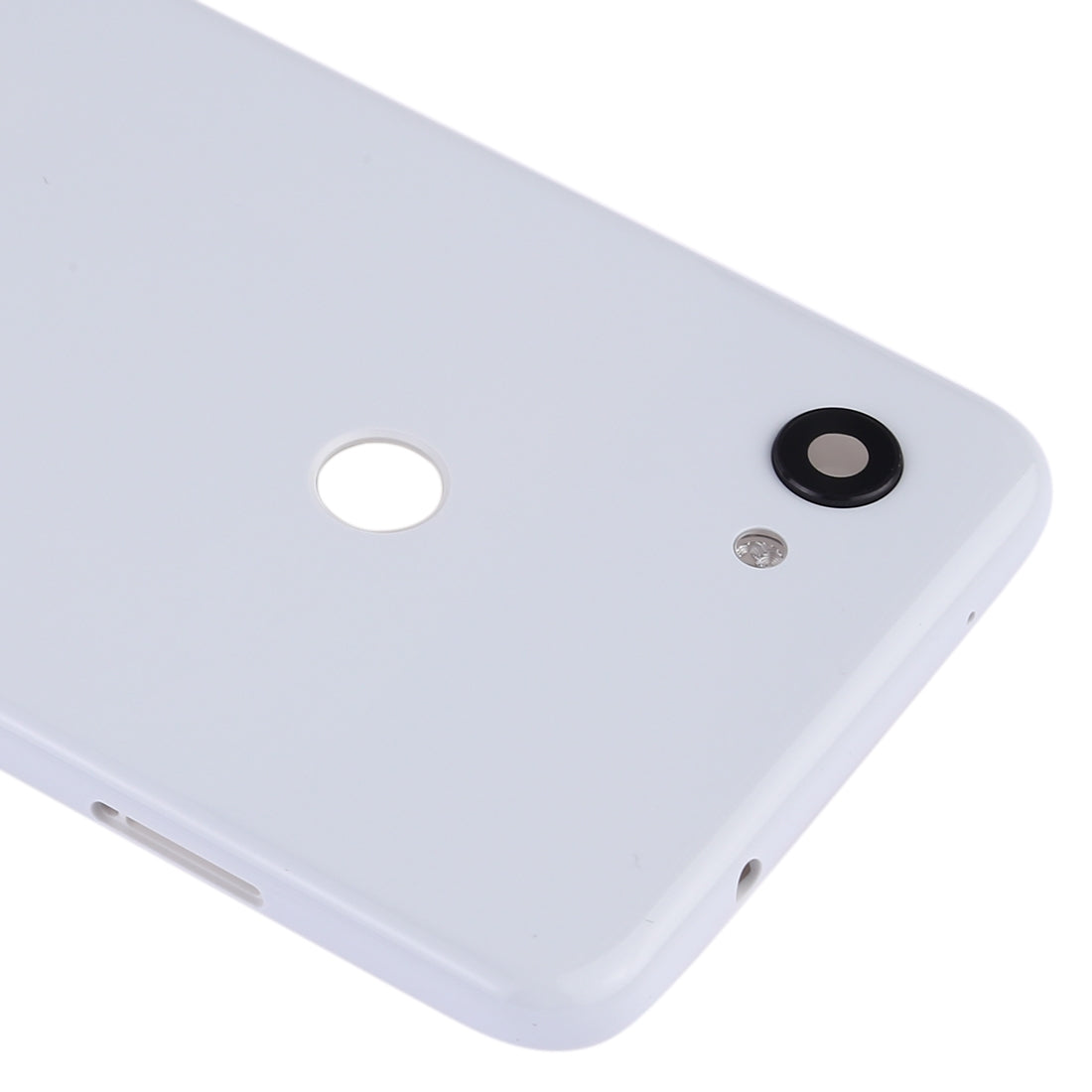 Battery Back Cover with Camera Lens Frame & Side Keys for Google Pixel 3a XL(White)