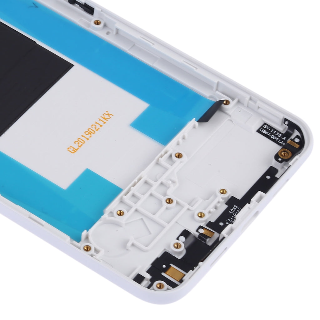 Battery Back Cover with Camera Lens Frame & Side Keys for Google Pixel 3a XL(White)