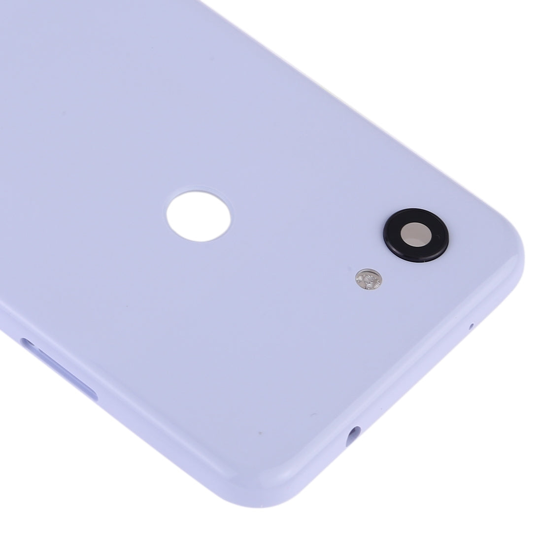Battery Back Cover with Camera Lens Frame & Side Keys for Google Pixel 3a(Light Purple)