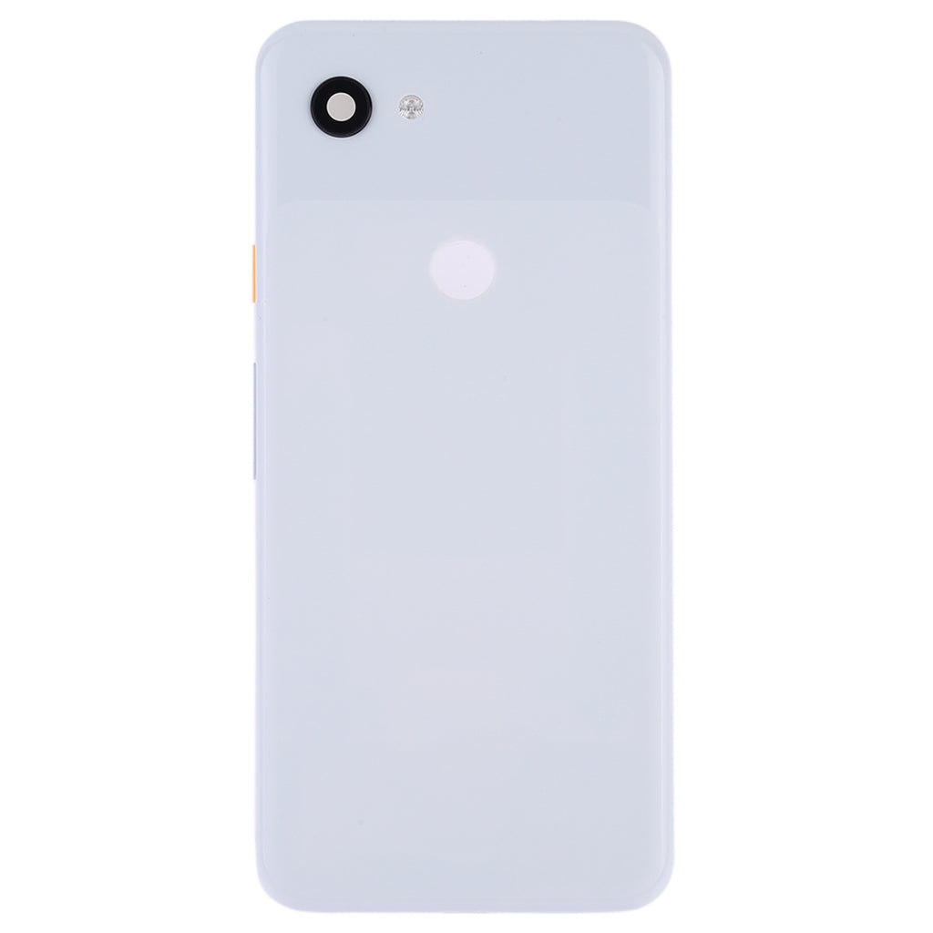 Battery Back Cover with Camera Lens Frame & Side Keys for Google Pixel 3a(White)