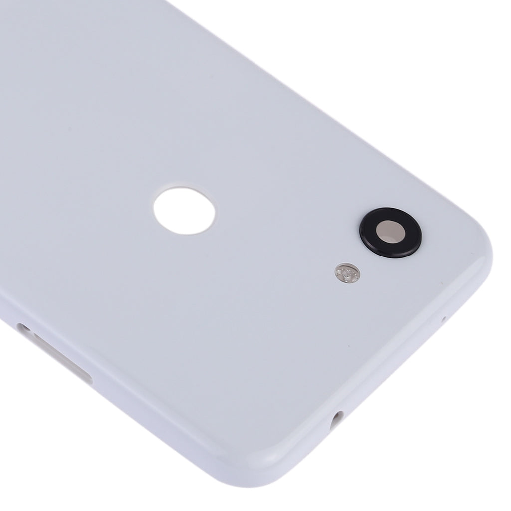 Battery Back Cover with Camera Lens Frame & Side Keys for Google Pixel 3a(White)