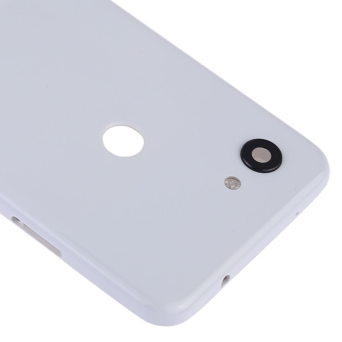 Battery Back Cover with Camera Lens Frame & Side Keys for Google Pixel 3a(White)