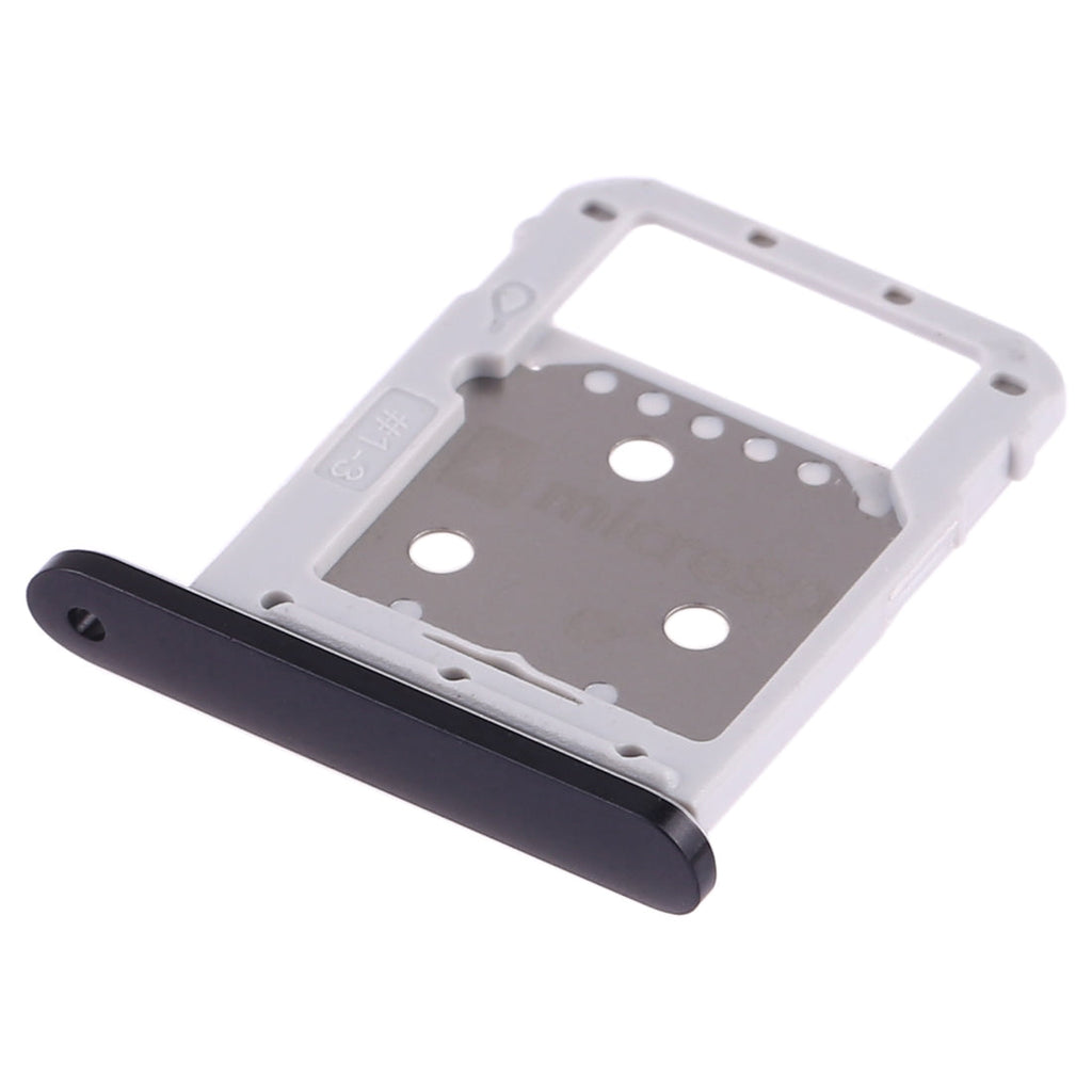 For Galaxy Tab S4 10.5 T835 SIM Card Tray + Micro SD Card Tray (Black)