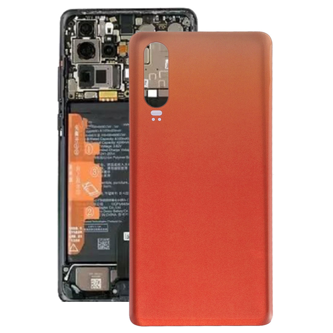 Battery Back Cover for Huawei P30(Orange)