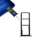 SIM Card Tray + Micro SD Card Tray for Huawei Honor 8C (Black)