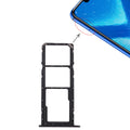 SIM Card Tray + Micro SD Card Tray for Huawei Honor 8X (Black)