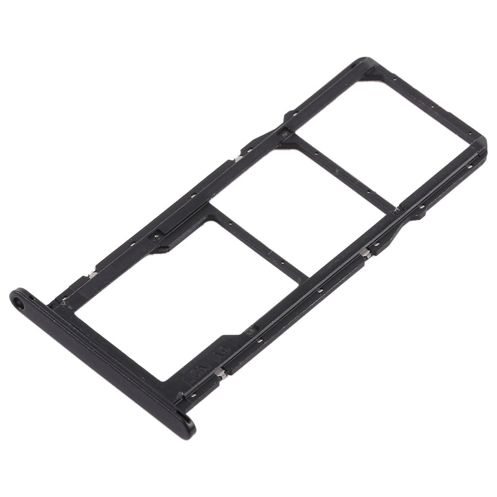 SIM Card Tray + Micro SD Card Tray for Huawei Y5 Prime (2018) / Honor Play 7 (Black)