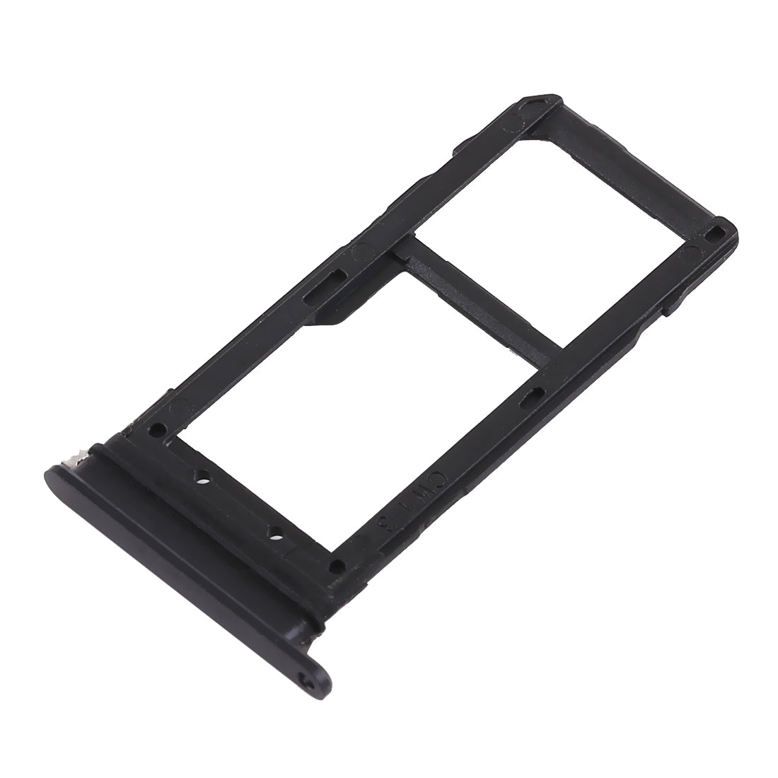 SIM Card Tray + SIM Card Tray / Micro SD Card Tray for HTC U11+(Black)