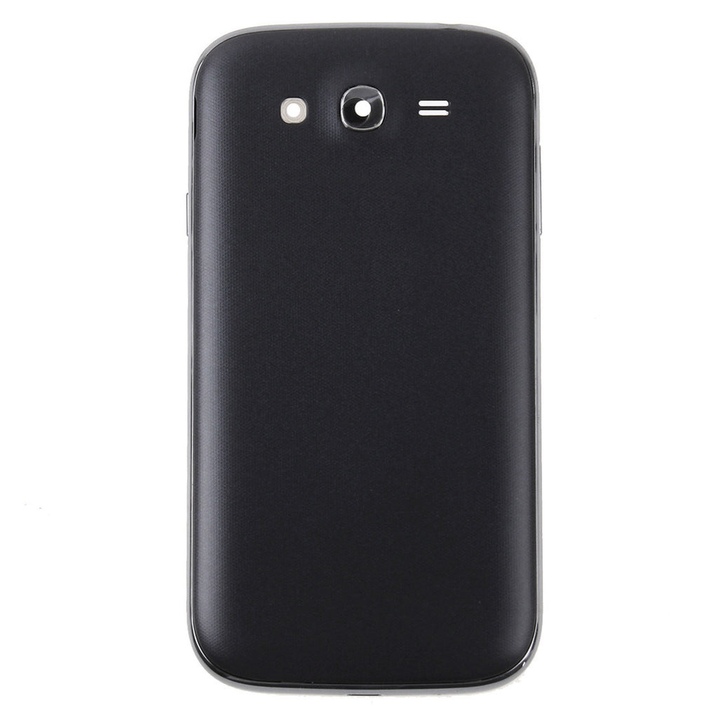 For Galaxy Grand Duos / i9082 Middle Frame Bezel + Battery Back Cover (Black)