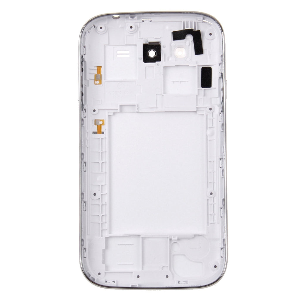 For Galaxy Grand Duos / i9082 Middle Frame Bezel + Battery Back Cover (White)