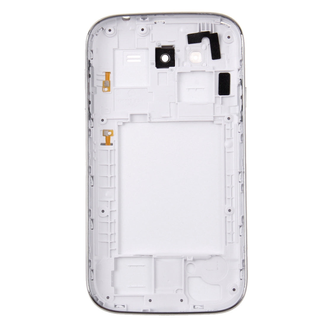 For Galaxy Grand Duos / i9082 Middle Frame Bezel + Battery Back Cover (White)