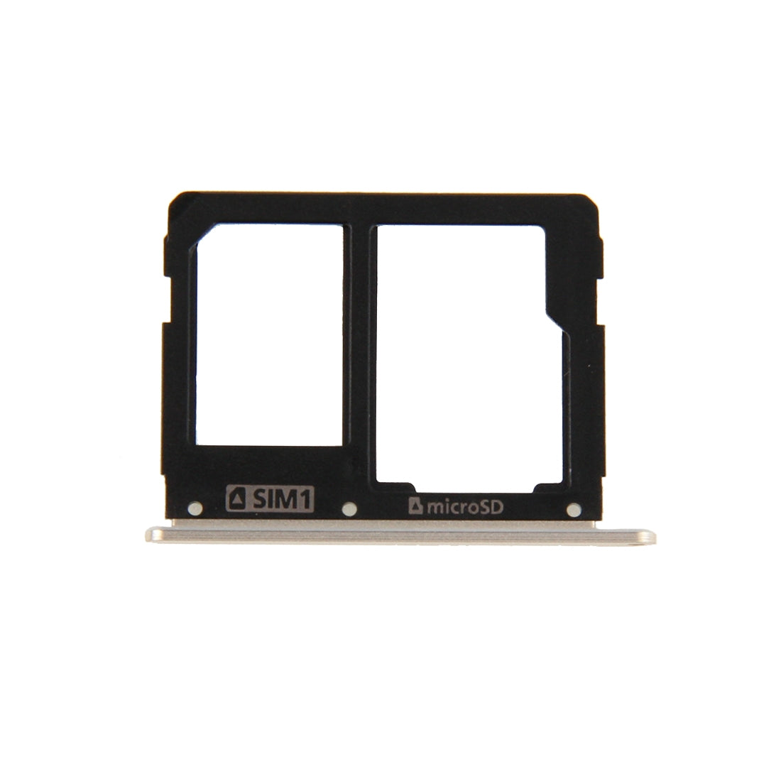 For Galaxy A9(2016) / A9000 SIM Card Tray and Micro SD Card Tray  (Gold)
