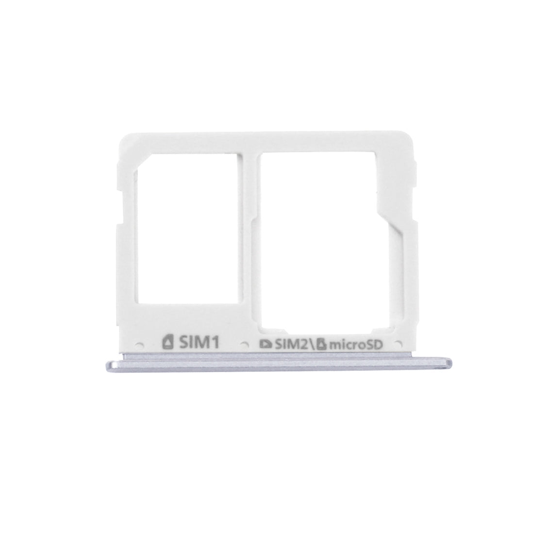 For Galaxy A3(2016) / A3100 & A5(2016) / A5100 & A7(2016) / A7100 SIM Card Tray and Micro SD Card Tray  (Grey)